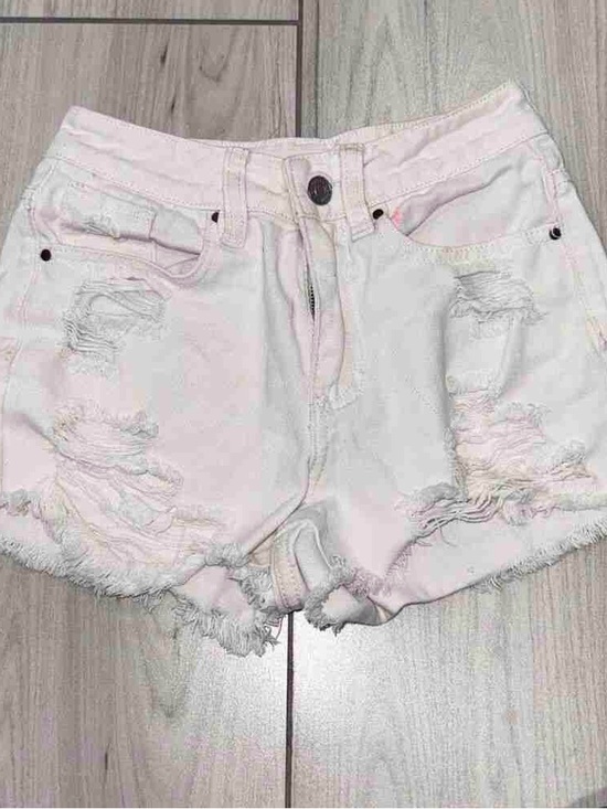 PacSun Pants - PacSun Light Pink Distressed Denim Shorts